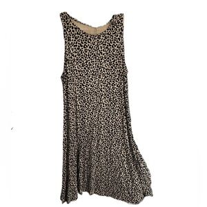 Old Navy Ladies sundress, size Med,NWOT cheetah print rayon,washed,never worn